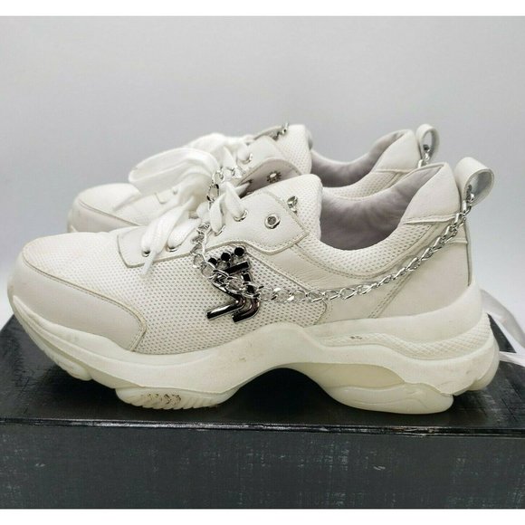 US Shoes - Shane Justin Sneaker Blanco Trainer Size 38/US 6-6.5 womens w Box